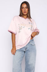 She's Out Of My League Oversized Jersey Pink