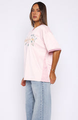 She's Out Of My League Oversized Jersey Pink