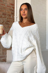 Showfern Knit Sweater Off White