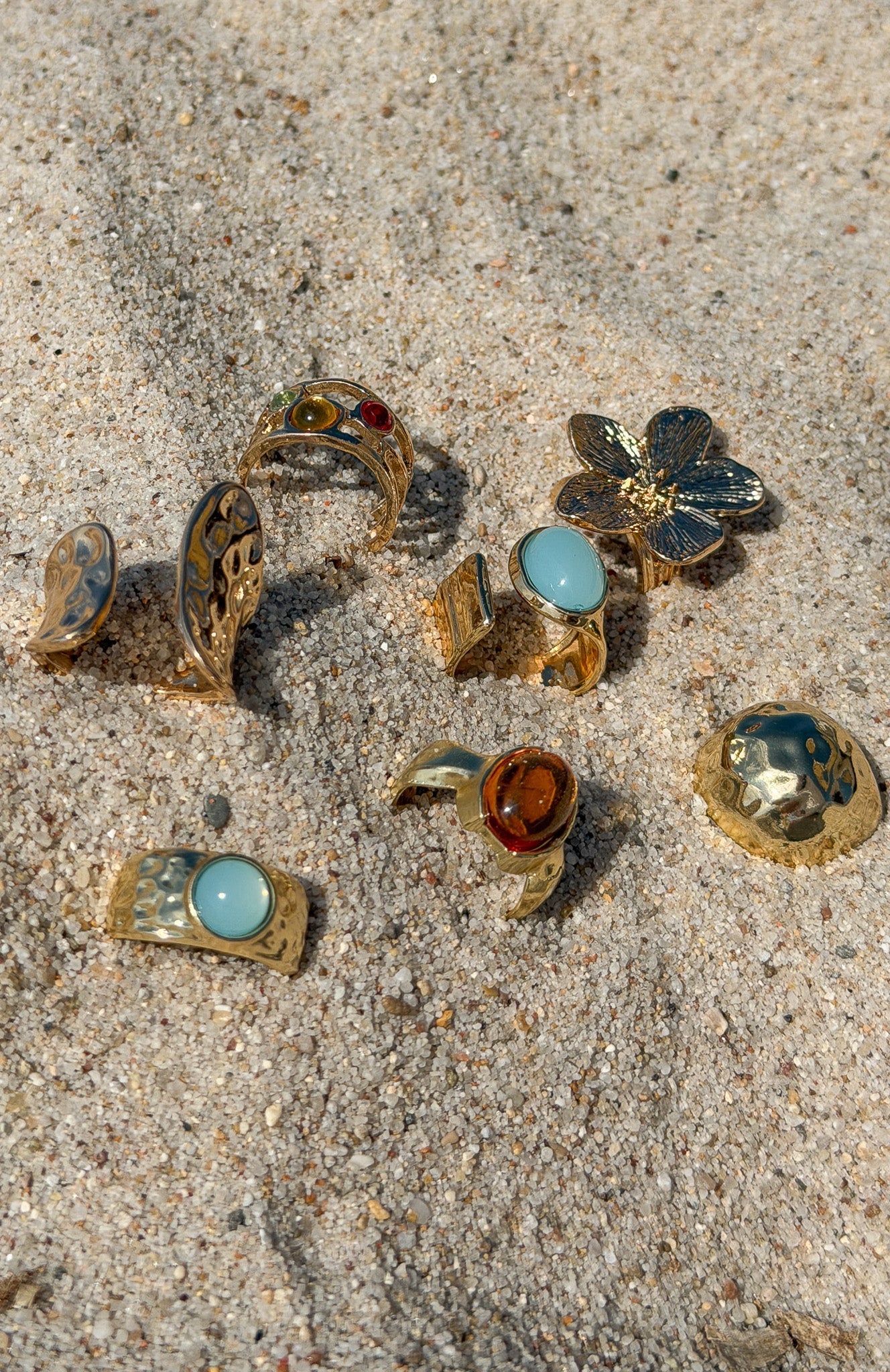 Signe Ring Set Gold