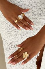 Signe Ring Set Gold