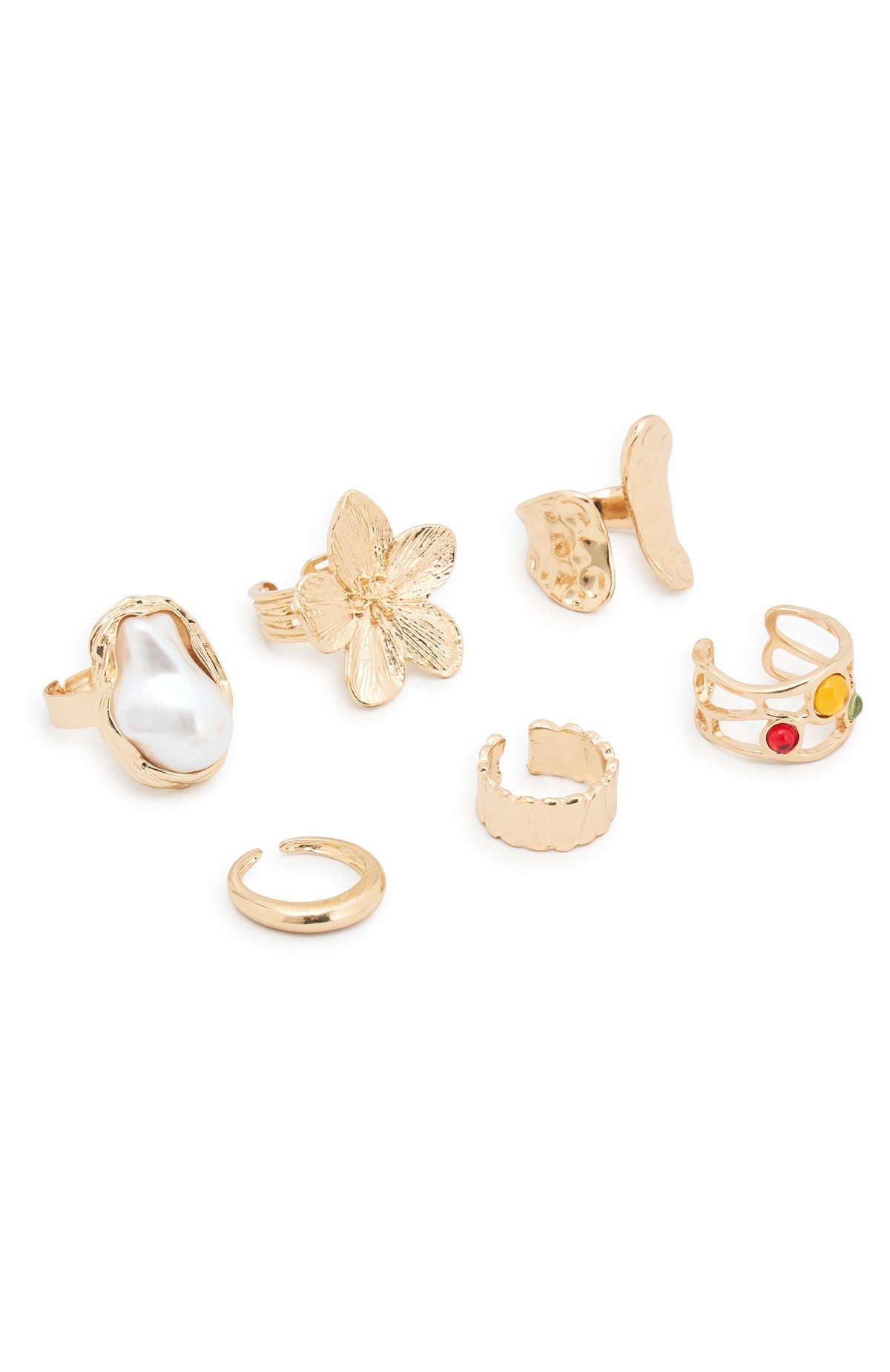 Signe Ring Set Gold