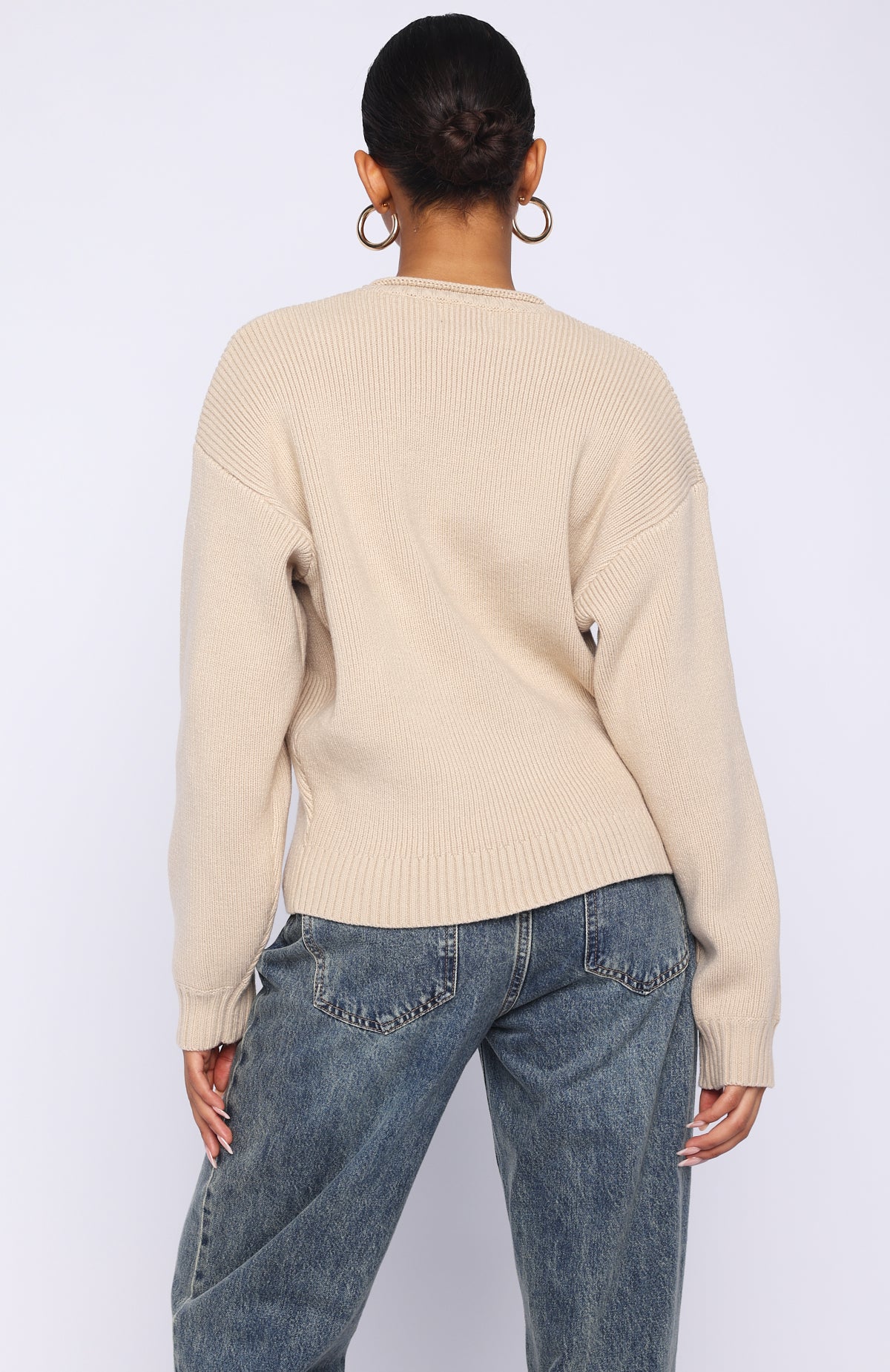 Snow Dreams Knit Sweater Oat