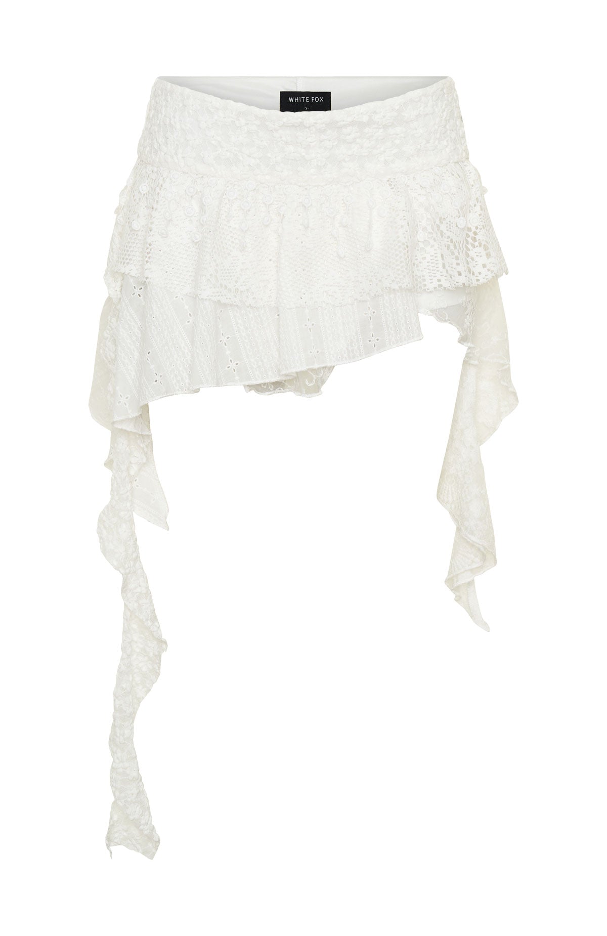 Social Hour Mini Skirt White