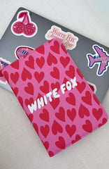 Speckles A5 Notebook Pink Hearts
