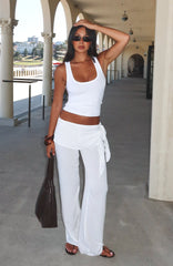 Start Me Up Pants White