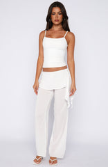 Start Me Up Pants White