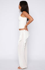 Start Me Up Pants White