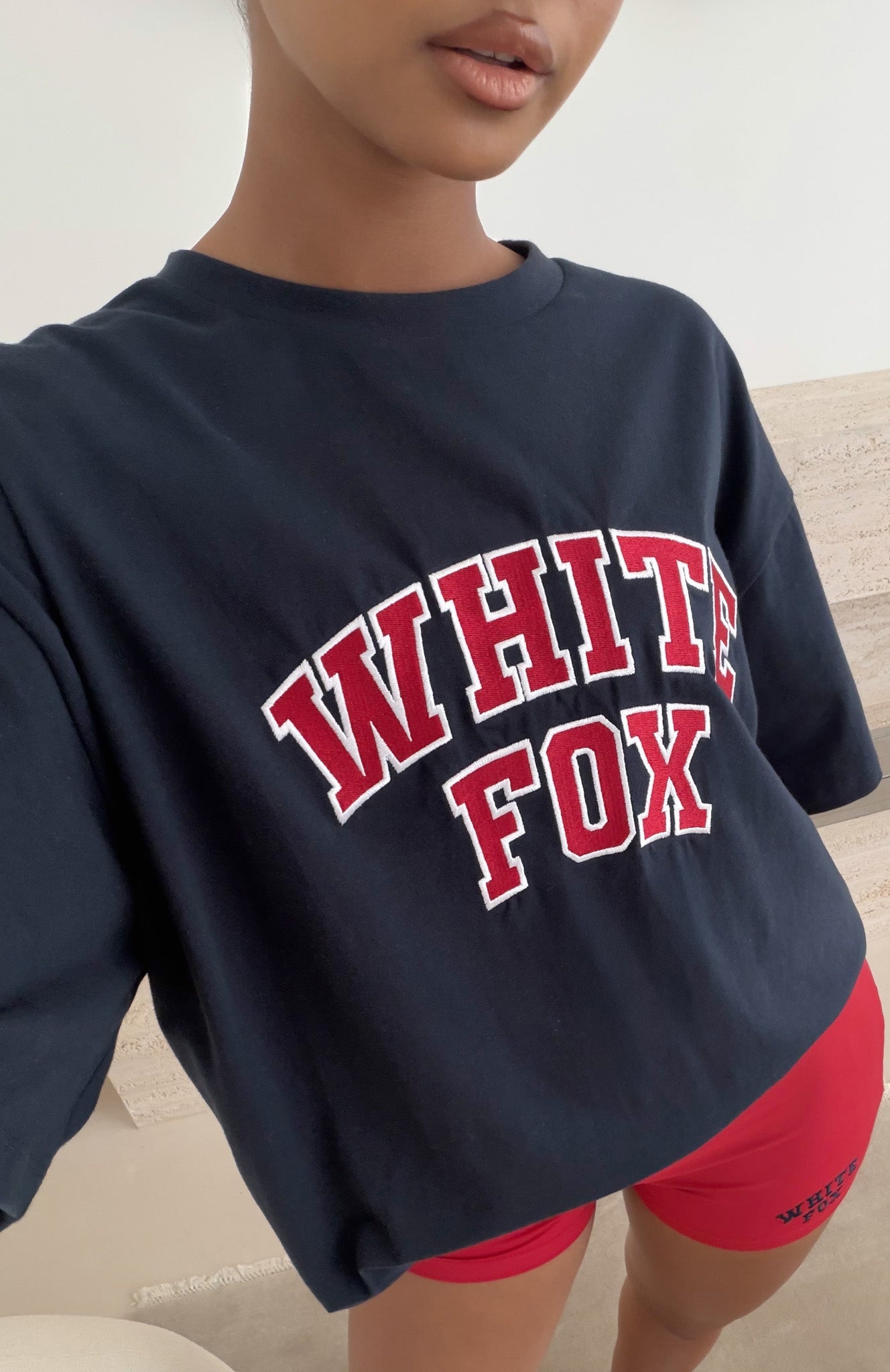 Starting Fresh Oversized Tee Navy