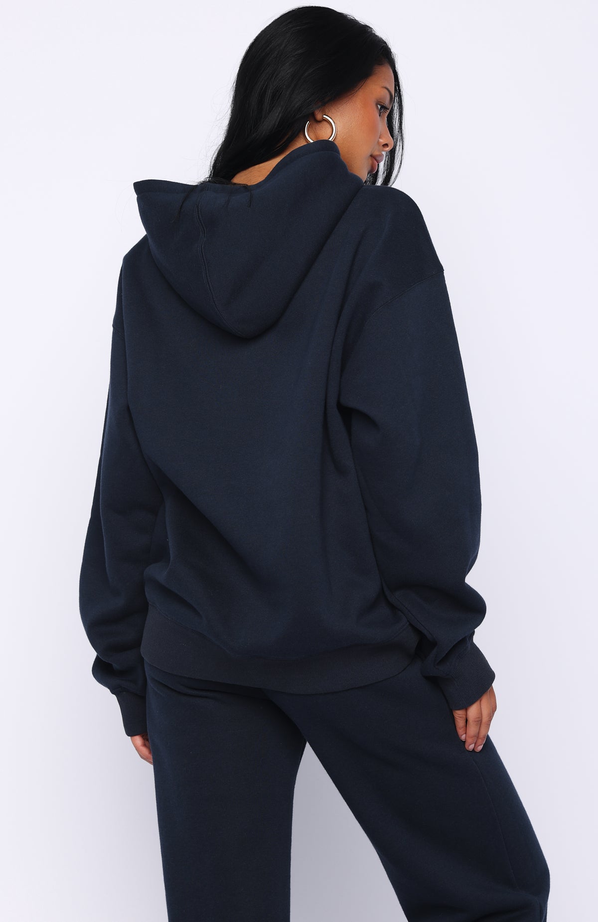 Starting Fresh Zip Front Hoodie Navy