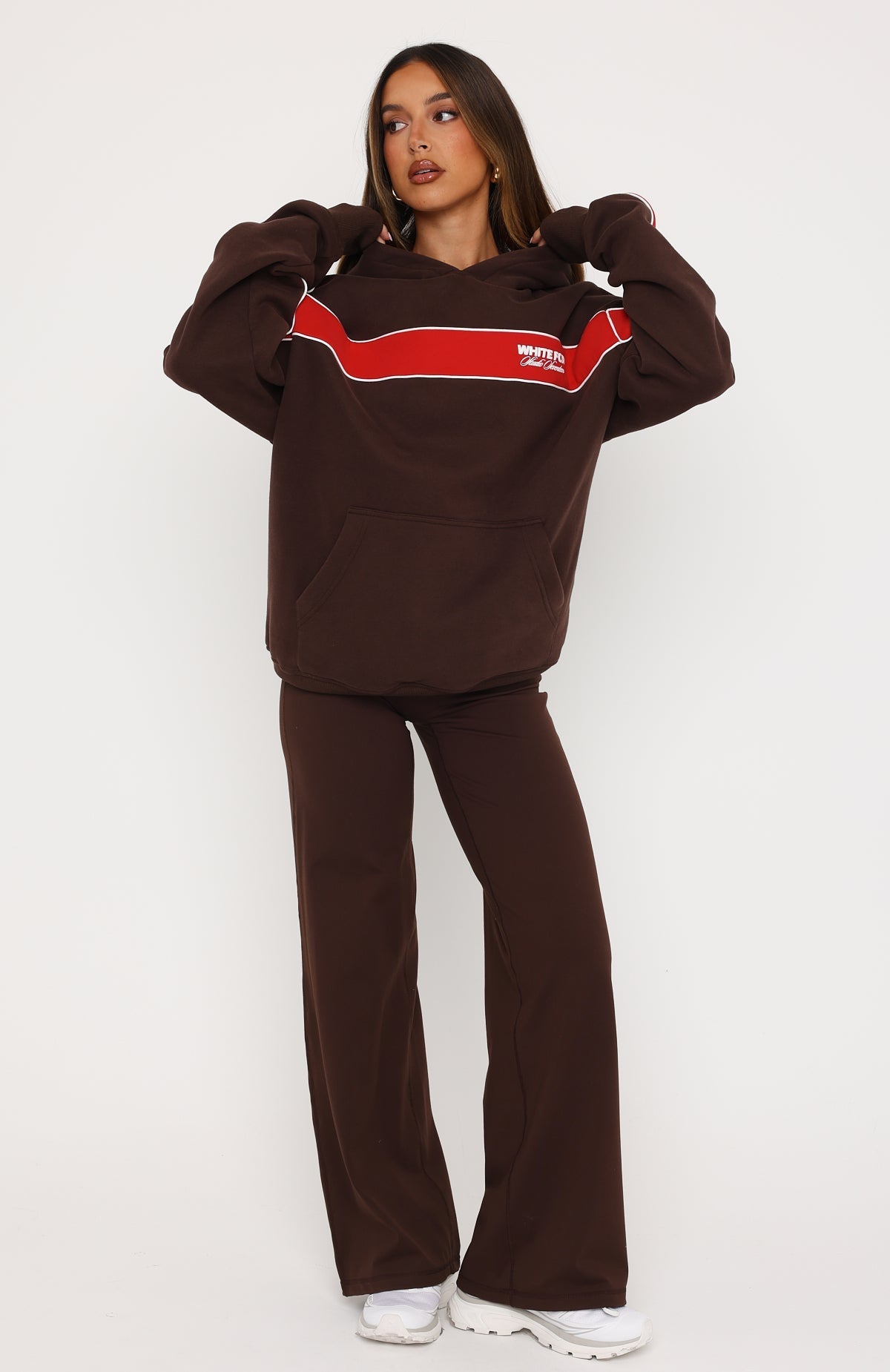 Studio 17 Jules Oversized Hoodie Chocolate