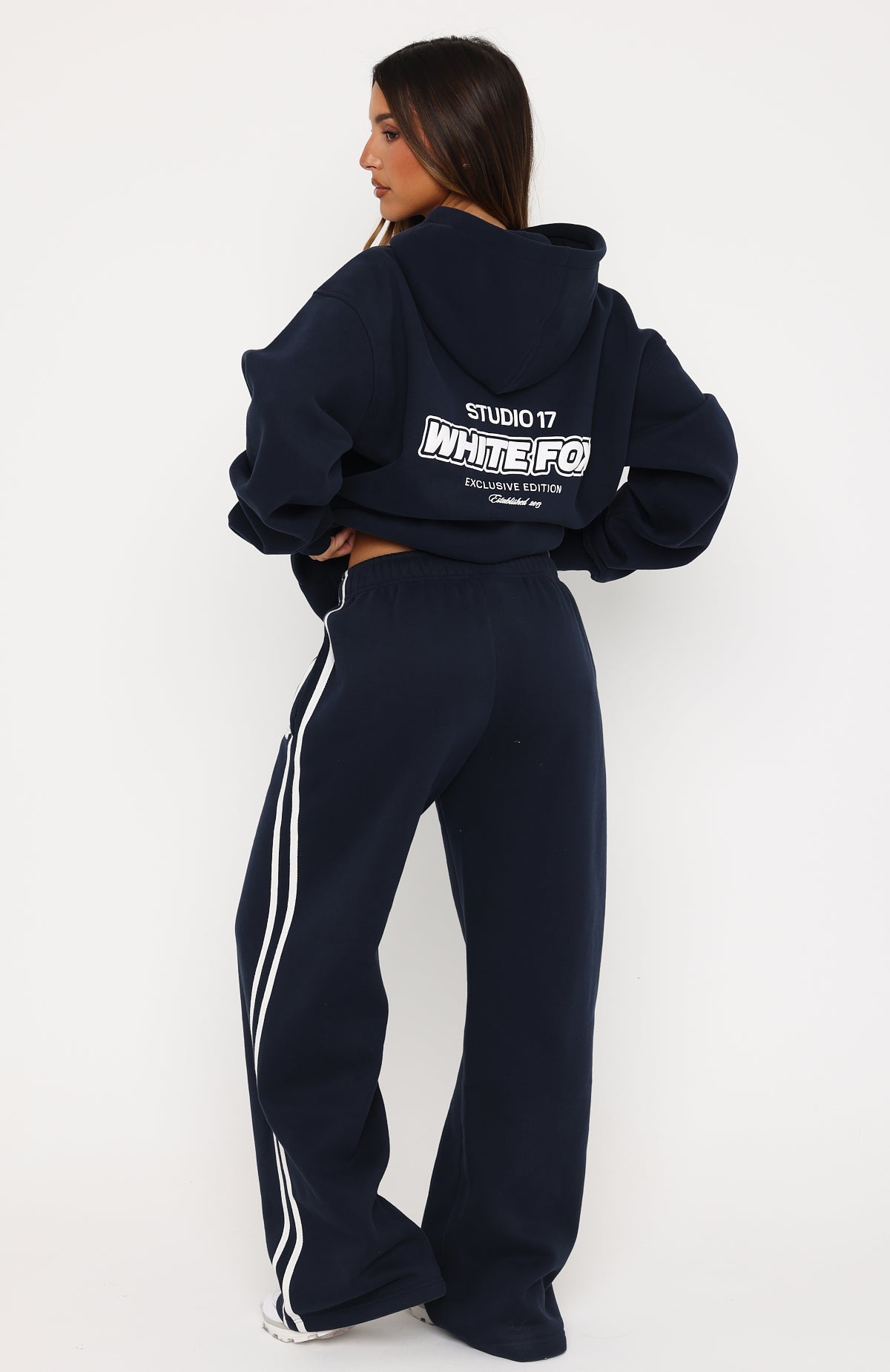 Studio 17 Spencer Wide Leg Sweatpants Navy