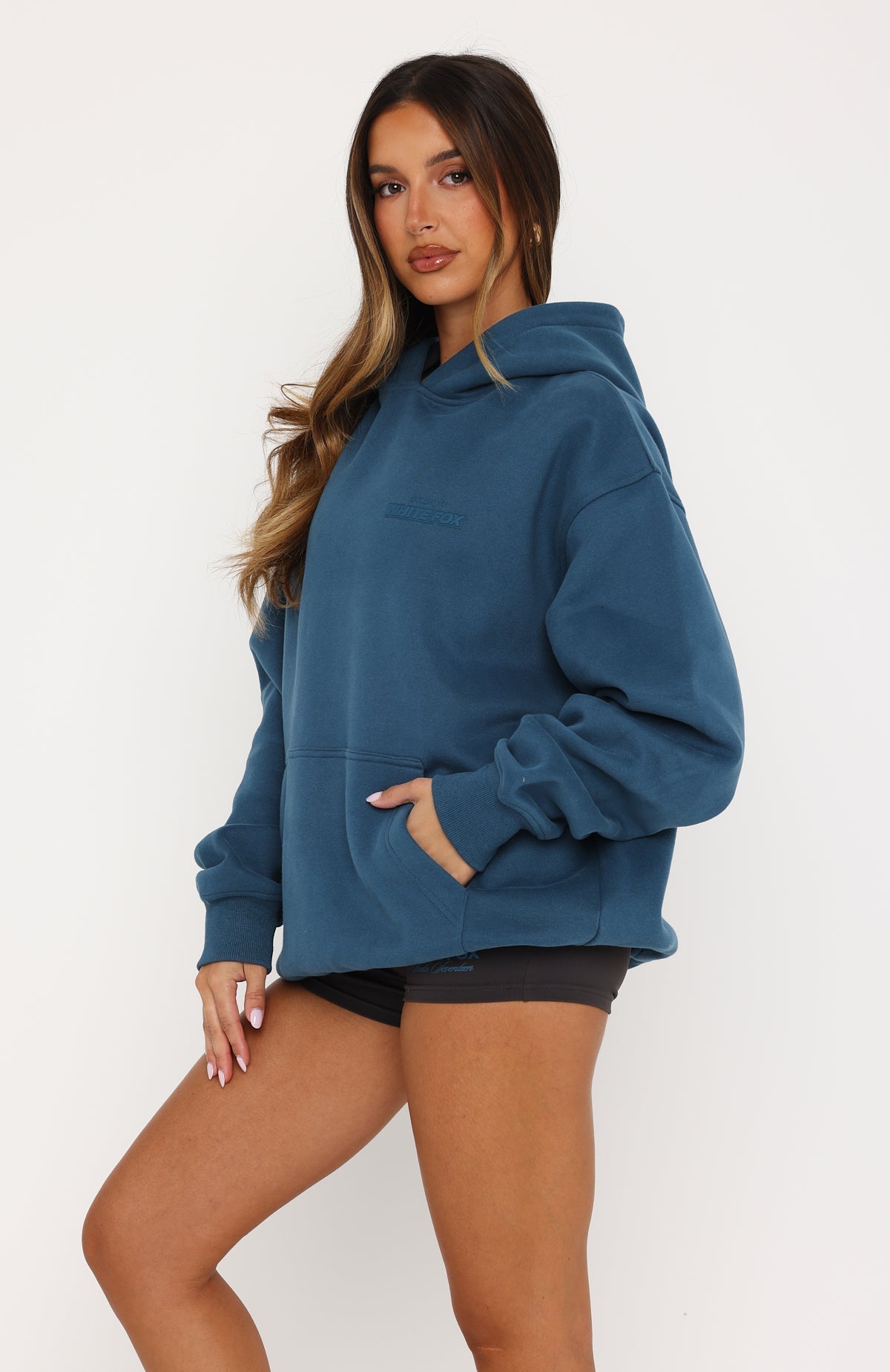 Studio 17 Spencer Oversized Hoodie Teal