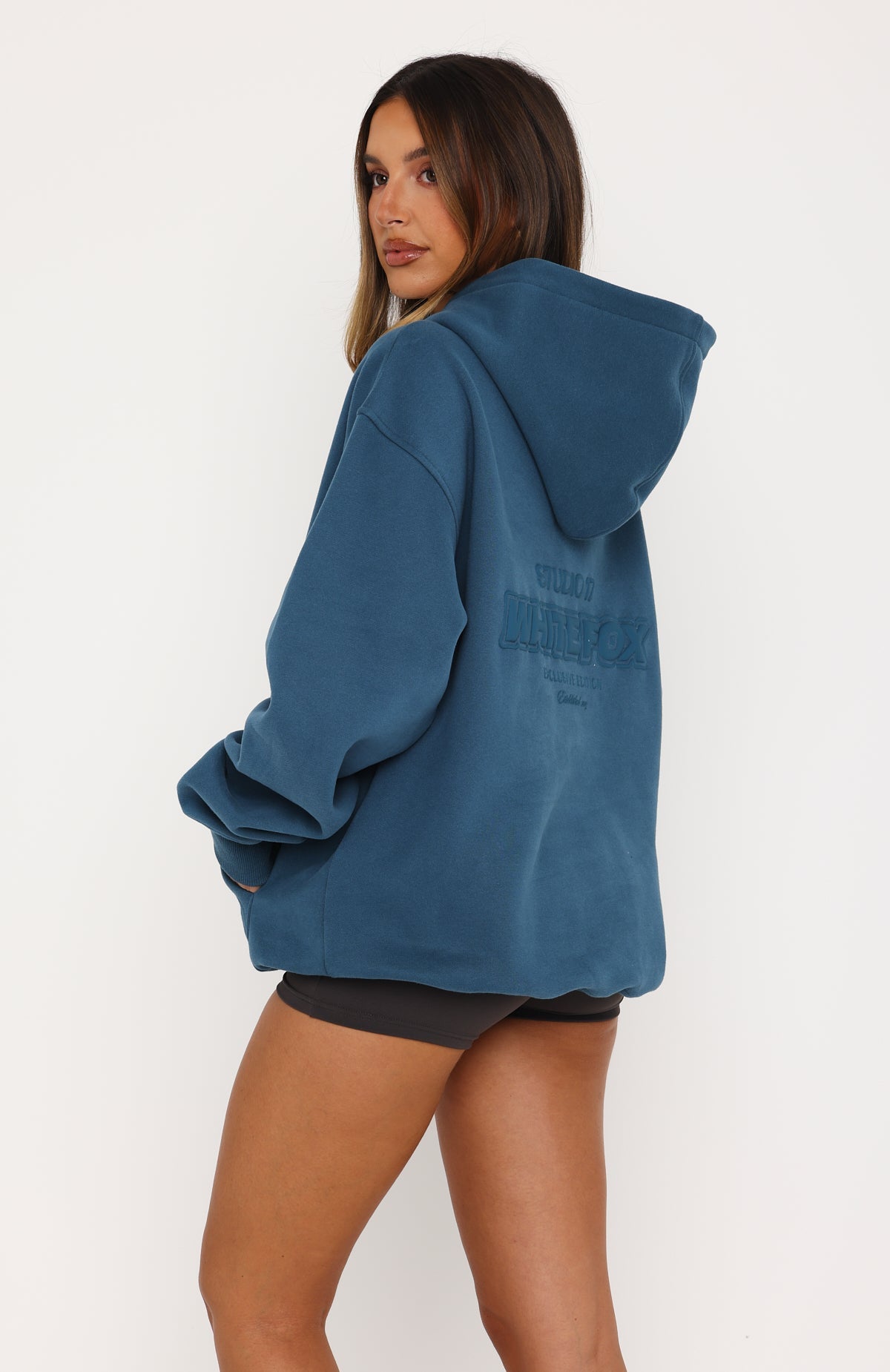 Studio 17 Spencer Oversized Hoodie Teal