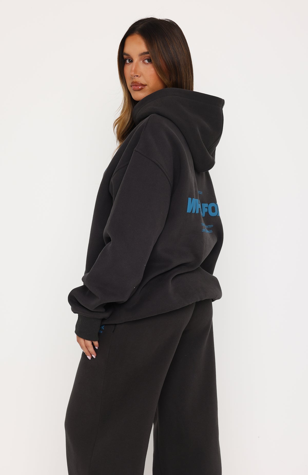 Studio 17 Tallulah Oversized Hoodie Charcoal