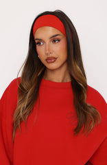 Studio 17 Tove 2 Pack Headband Red/Chocolate
