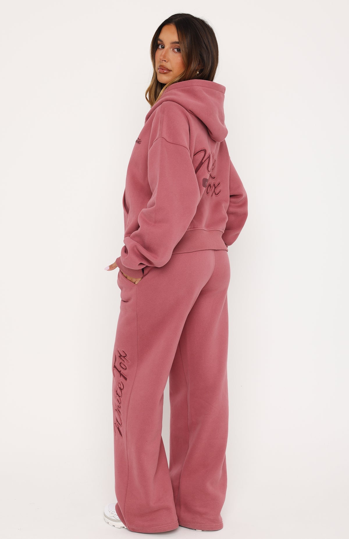 Studio 17 Willa Wide Leg Sweatpants Dusty Plum