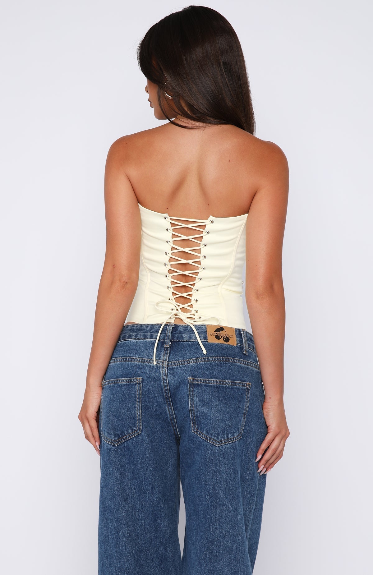 Summer Love Strapless Bustier Lemon
