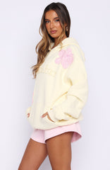 Sunkissed Bloom Oversized Hoodie Lemon