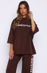 Tender Hearts Oversized Tee Chocolate