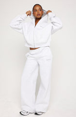 Test Drive Wide Leg Sweatpants Grey Marle