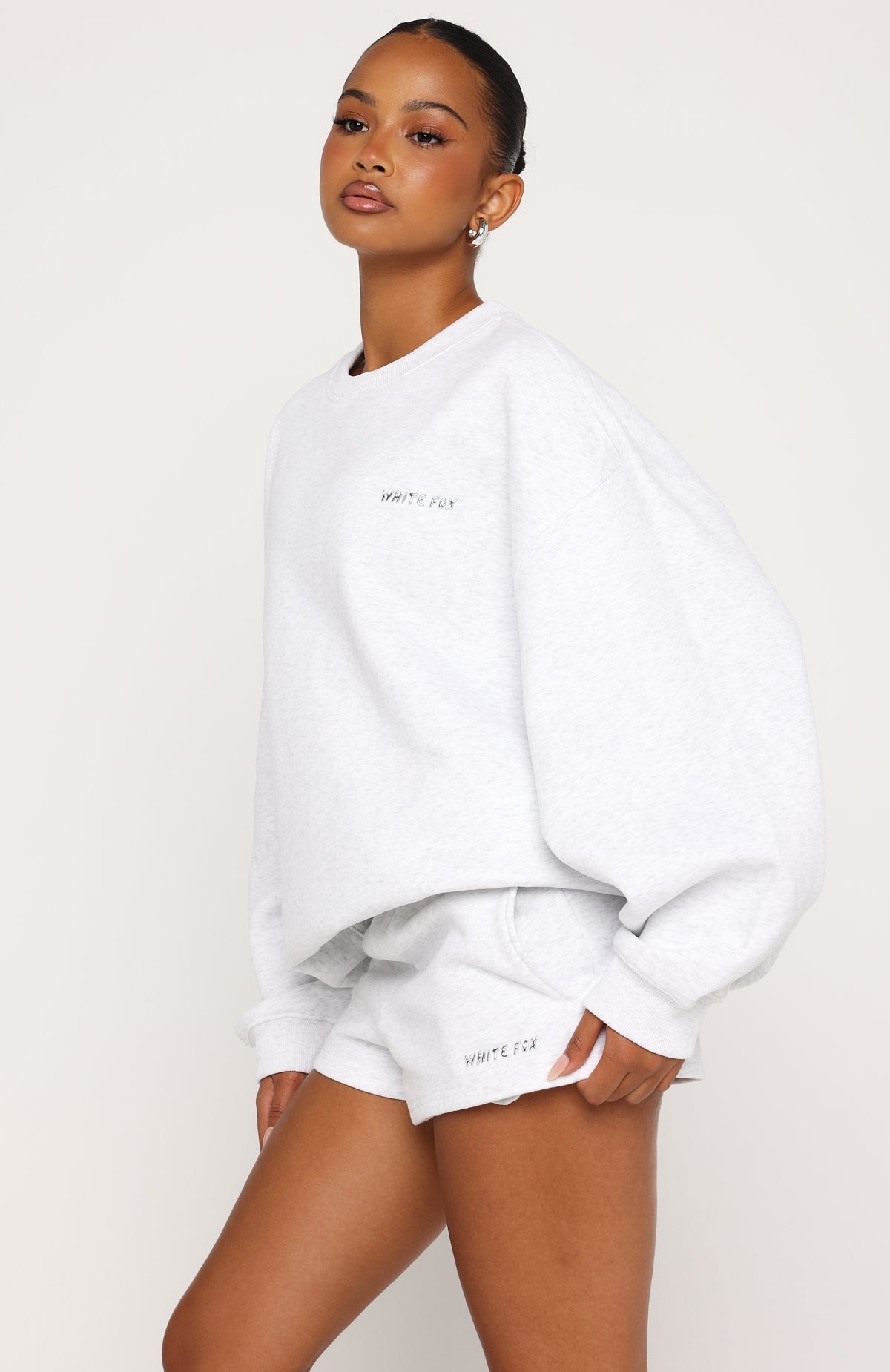 Test Drive Oversized Sweater Grey Marle