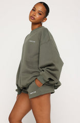 Test Drive Oversized Sweater Khaki