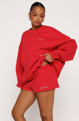 Test Drive Lounge Shorts Red