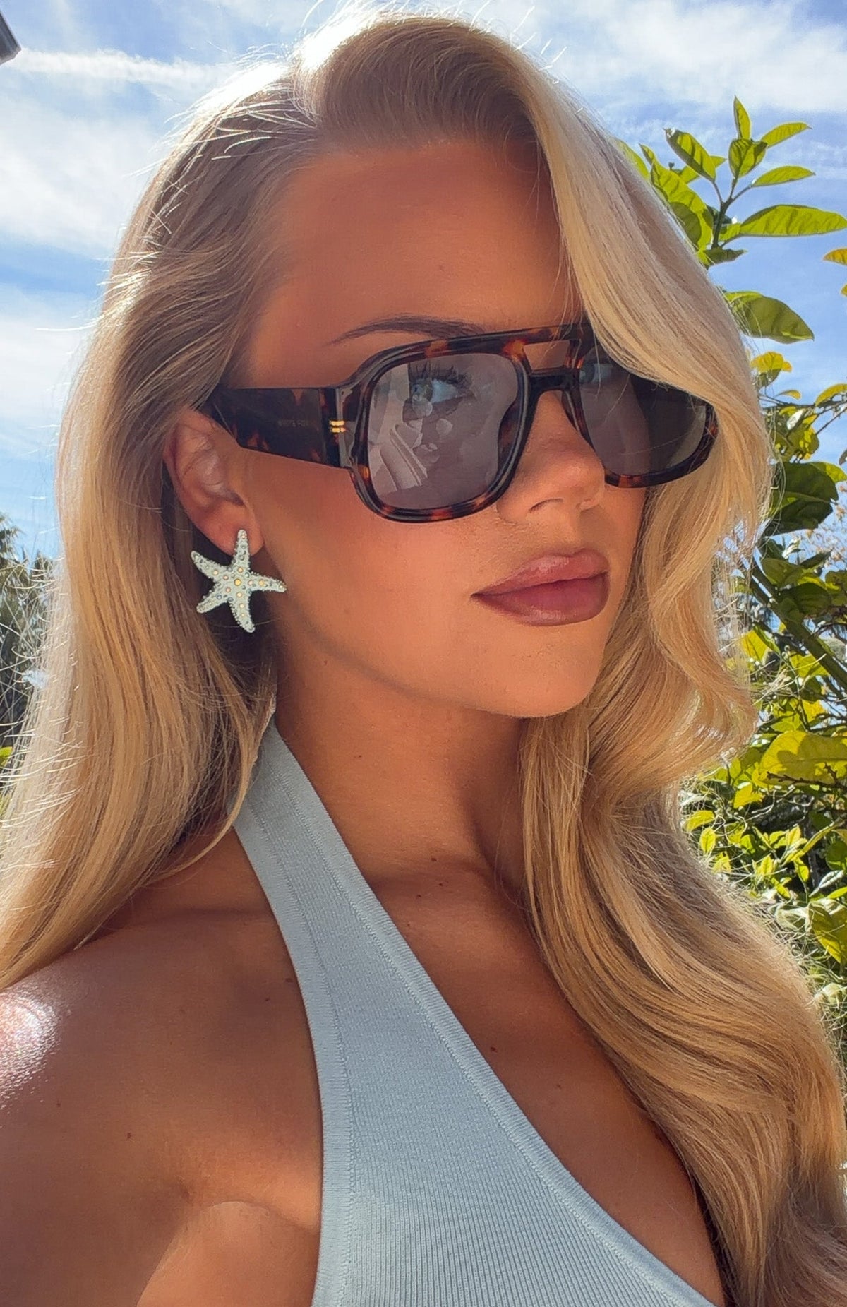 Tirza Sunglasses Tortoise/Blue