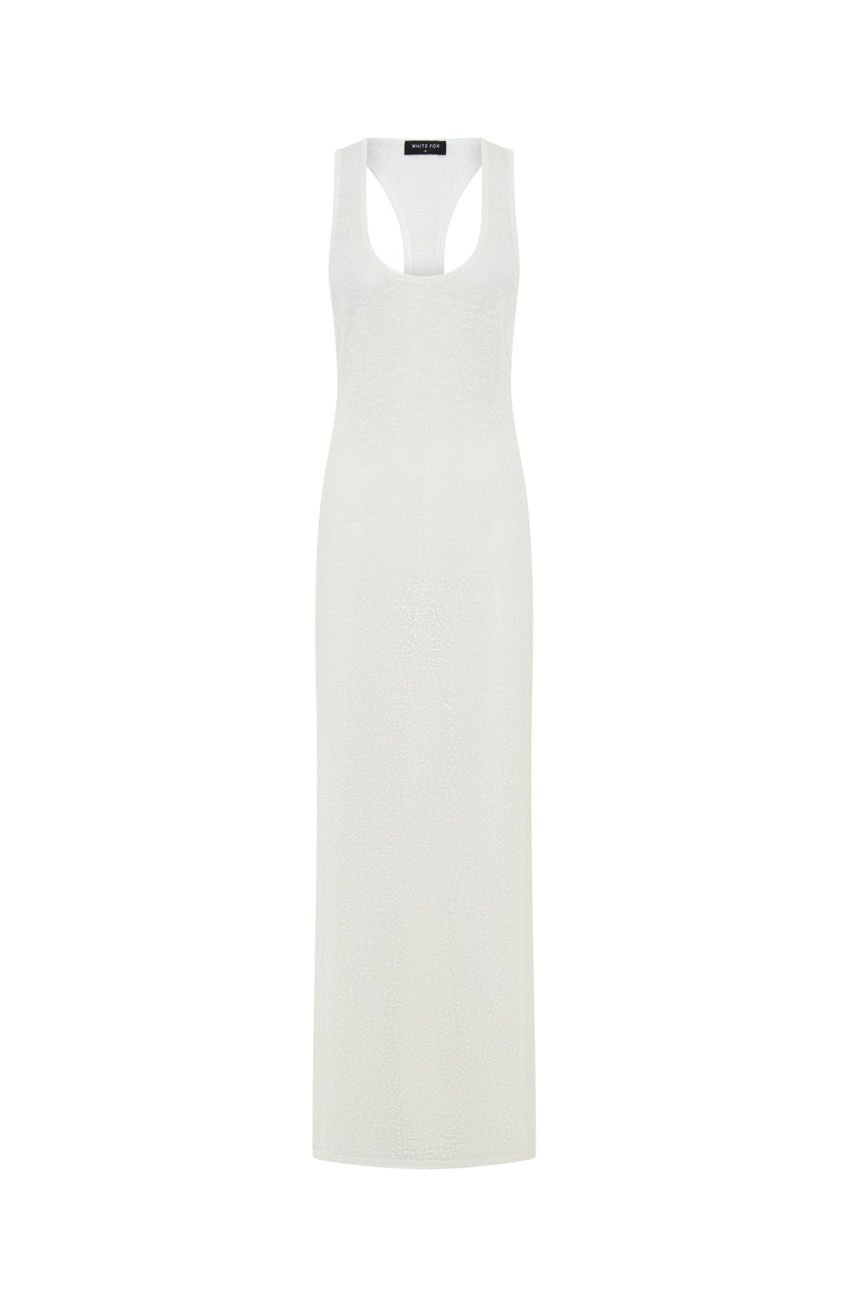Tropic Waters Knit Maxi Dress White