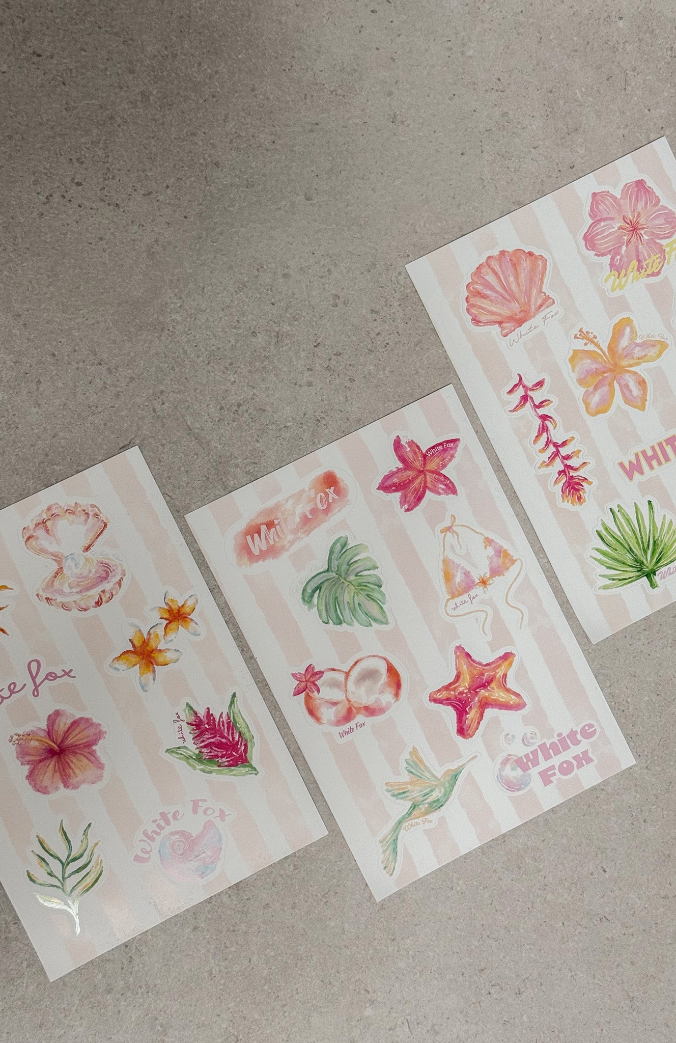 Tropical Baby Sticker Pack Mixed