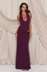 Twilight Temptation Maxi Dress Plum