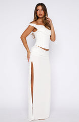 Unavailable Energy Maxi Dress White
