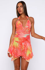 Upgrade Me Mini Dress Peachy Heat