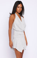 Urban Drift Mini Dress Grey Stripe