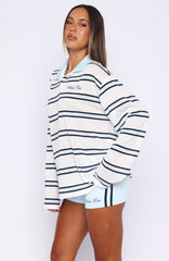 Verano Sixteen Carmen Long Sleeve Oversized Jersey White