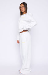 Verano Sixteen Lilia Wide Leg Sweatpants Grey Marle
