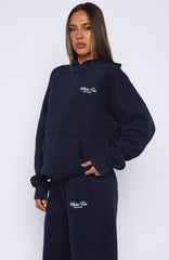 Verano Sixteen Lilia Oversized Hoodie Navy