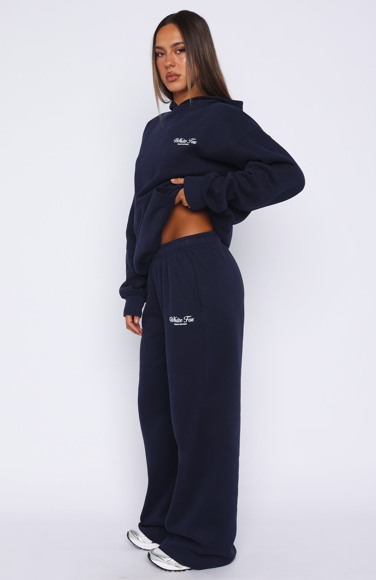 Verano Sixteen Lilia Wide Leg Sweatpants Navy