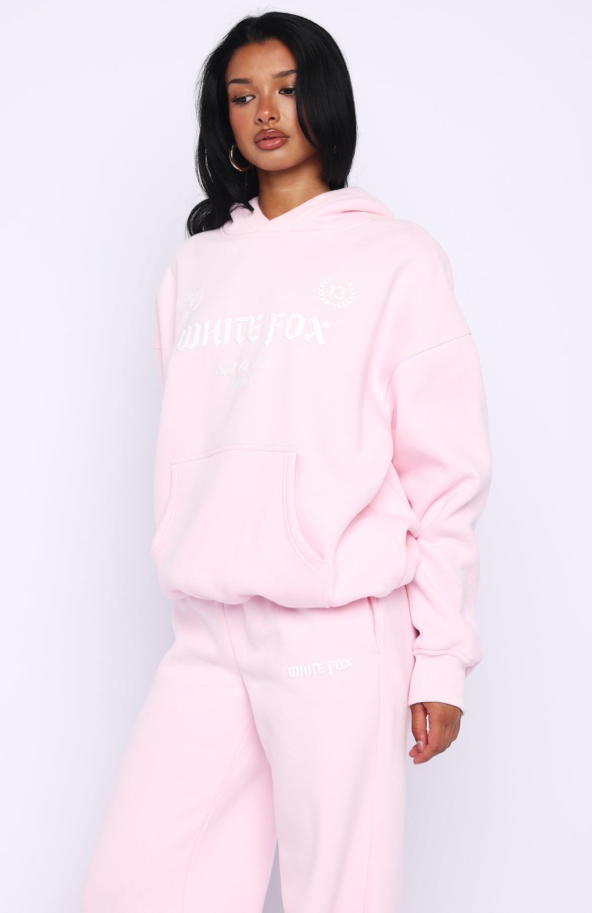 Vibe Too High Oversized Hoodie Pink