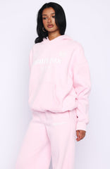 Vibe Too High Oversized Hoodie Pink