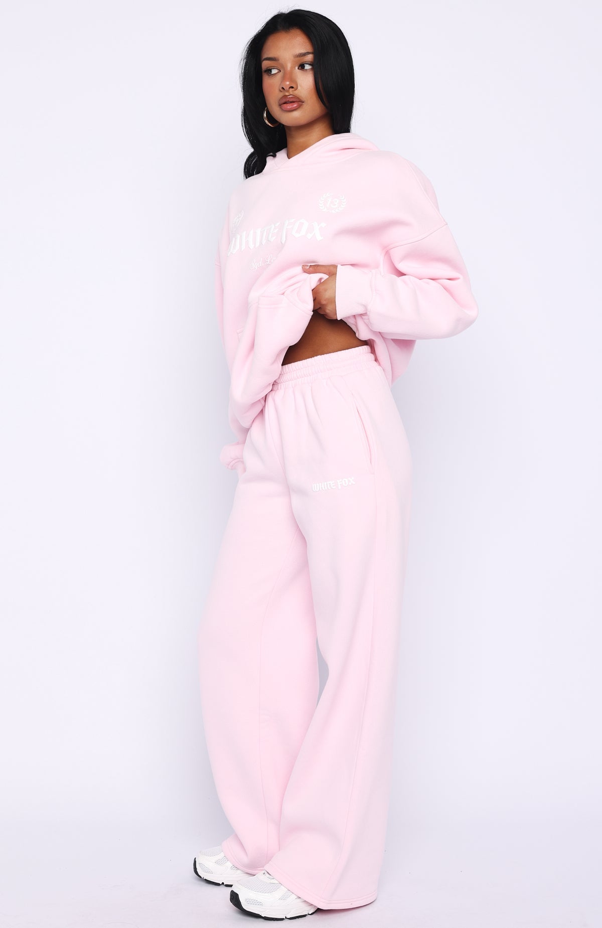 Vibe Too High Wide Leg Sweatpants Pink