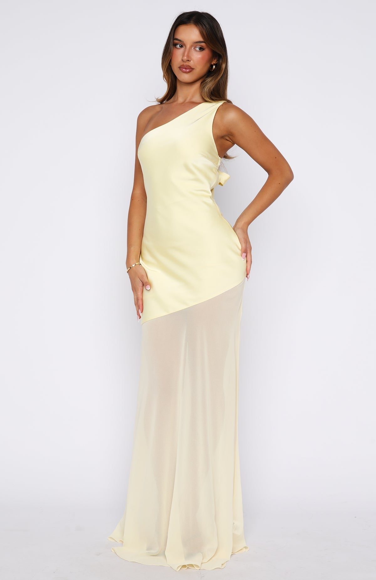 Vip Vibes Maxi Dress Lemon