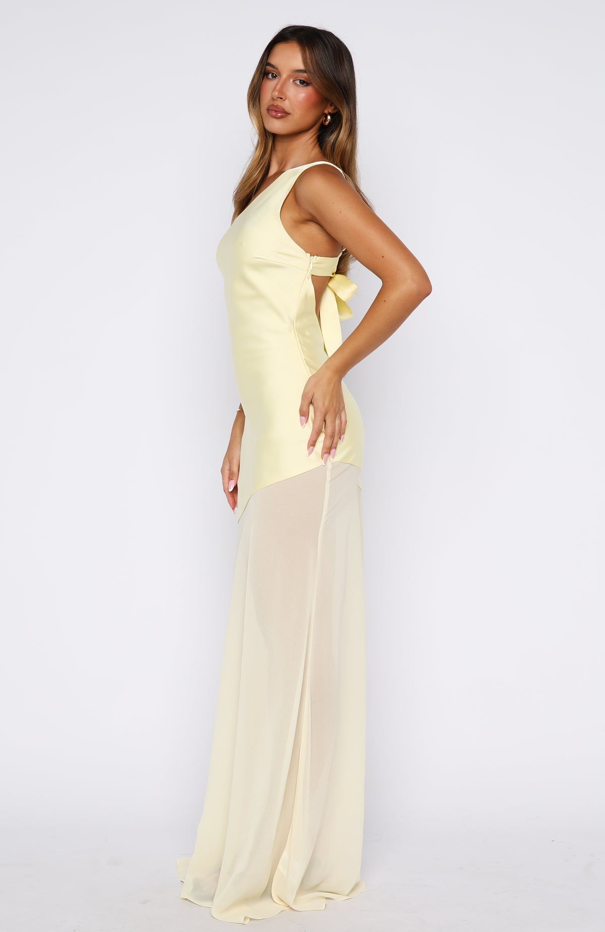 Vip Vibes Maxi Dress Lemon