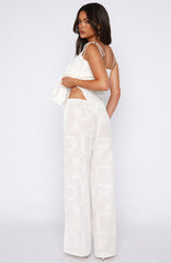 Born To Roam Pants White