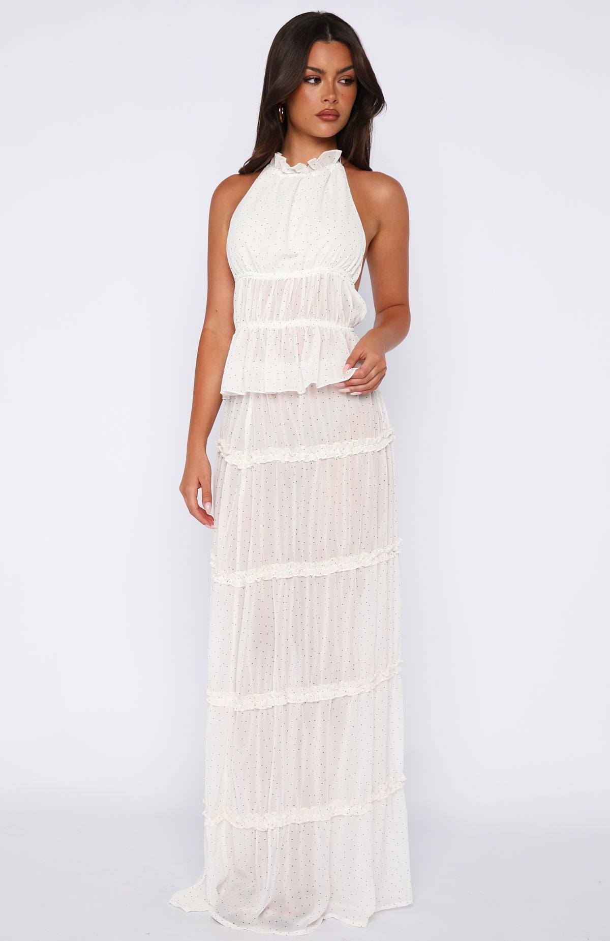 Wildflower Days Maxi Skirt Vanilla Bean