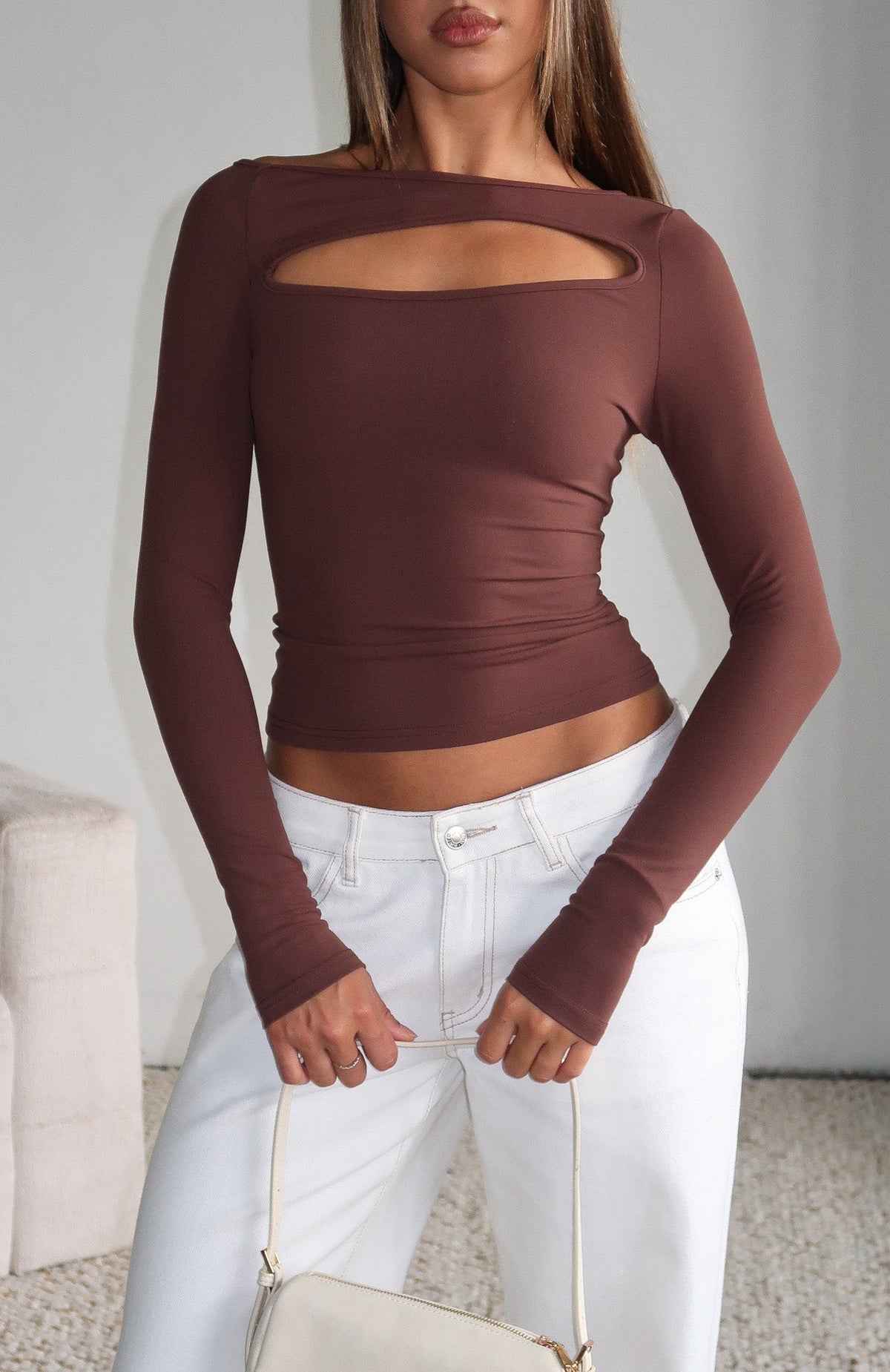 You Just Get Better Long Sleeve Top Expresso