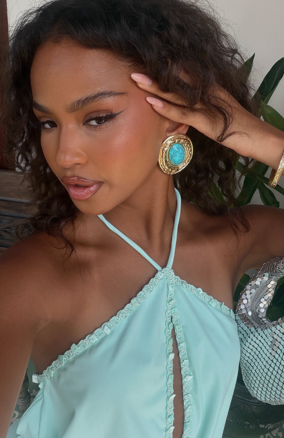 Ender Earrings Gold