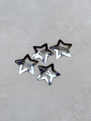 Axton 6 Pack Hair Clips Silver