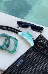 Egon Hair Clip Aqua